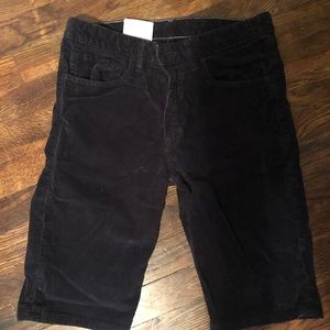 Men’s navy corduroy shorts American apparel